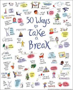 newly ordered world, 50 ways to take a break