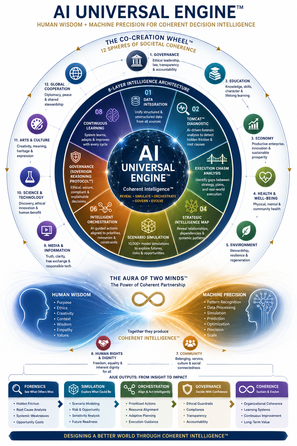 The AI Universal Engine - Tool for Transcendence